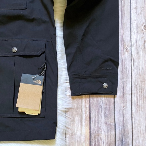 The North Face Men’s Kepplier Black Rain Jacket - Picture 4 of 9